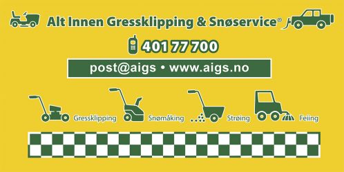 ALT INNEN GRESSKLIPPING & SNØSERVICE®